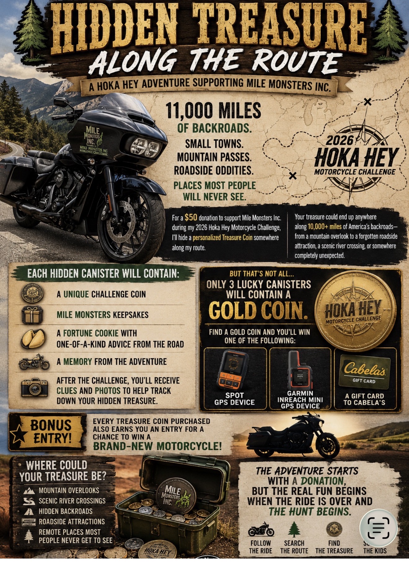 Hidden Treasure Along the Route poster